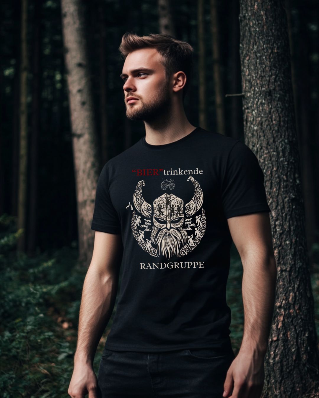 BIERtrinkende Randgruppe- T-Shirt