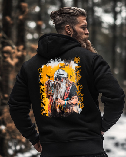Hoodie- Rennen - / Trinken +